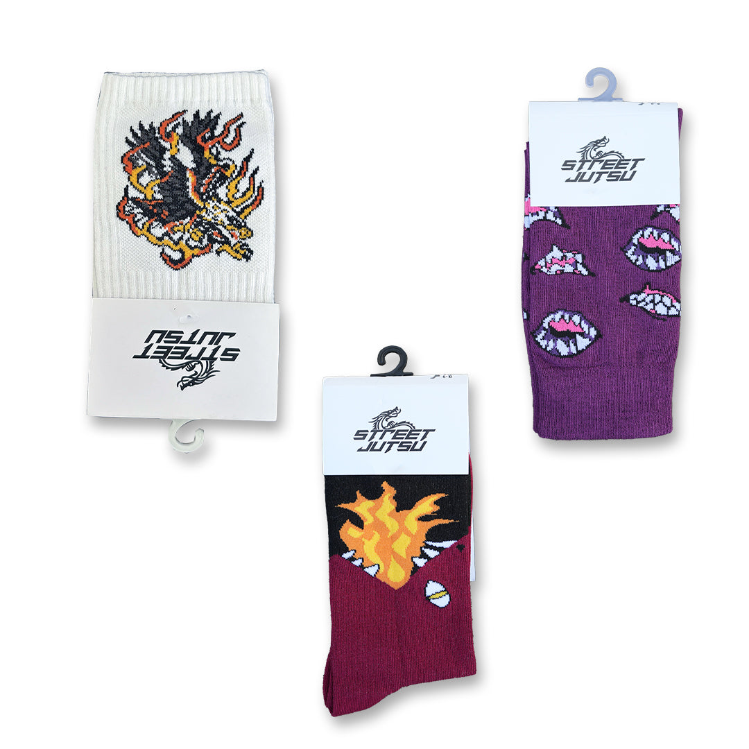 Baaj - realm of hunger - spitfire socks