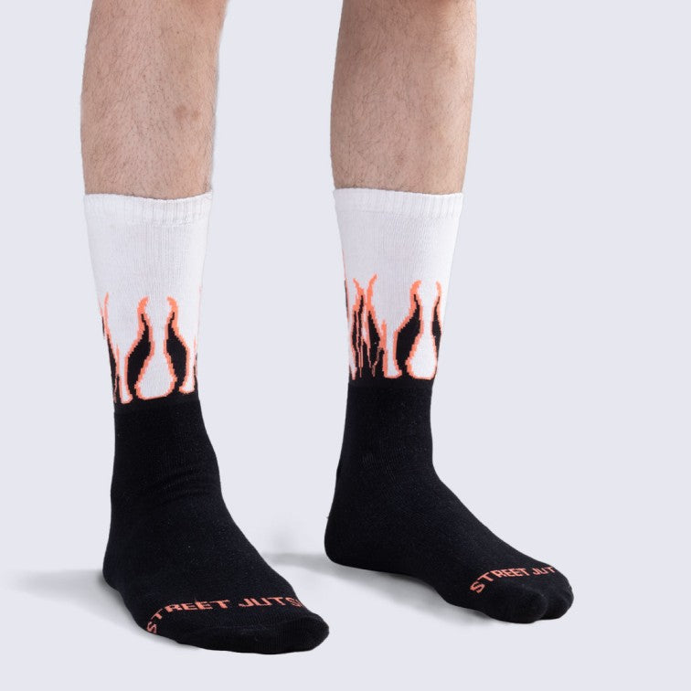 BLACK FLAME SOCKS