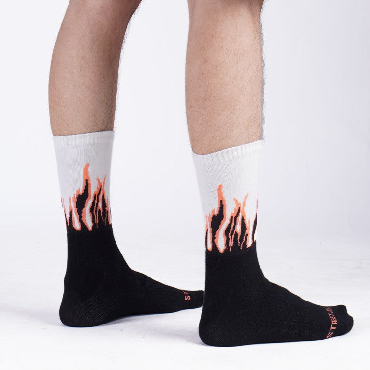 BLACK FLAME SOCKS