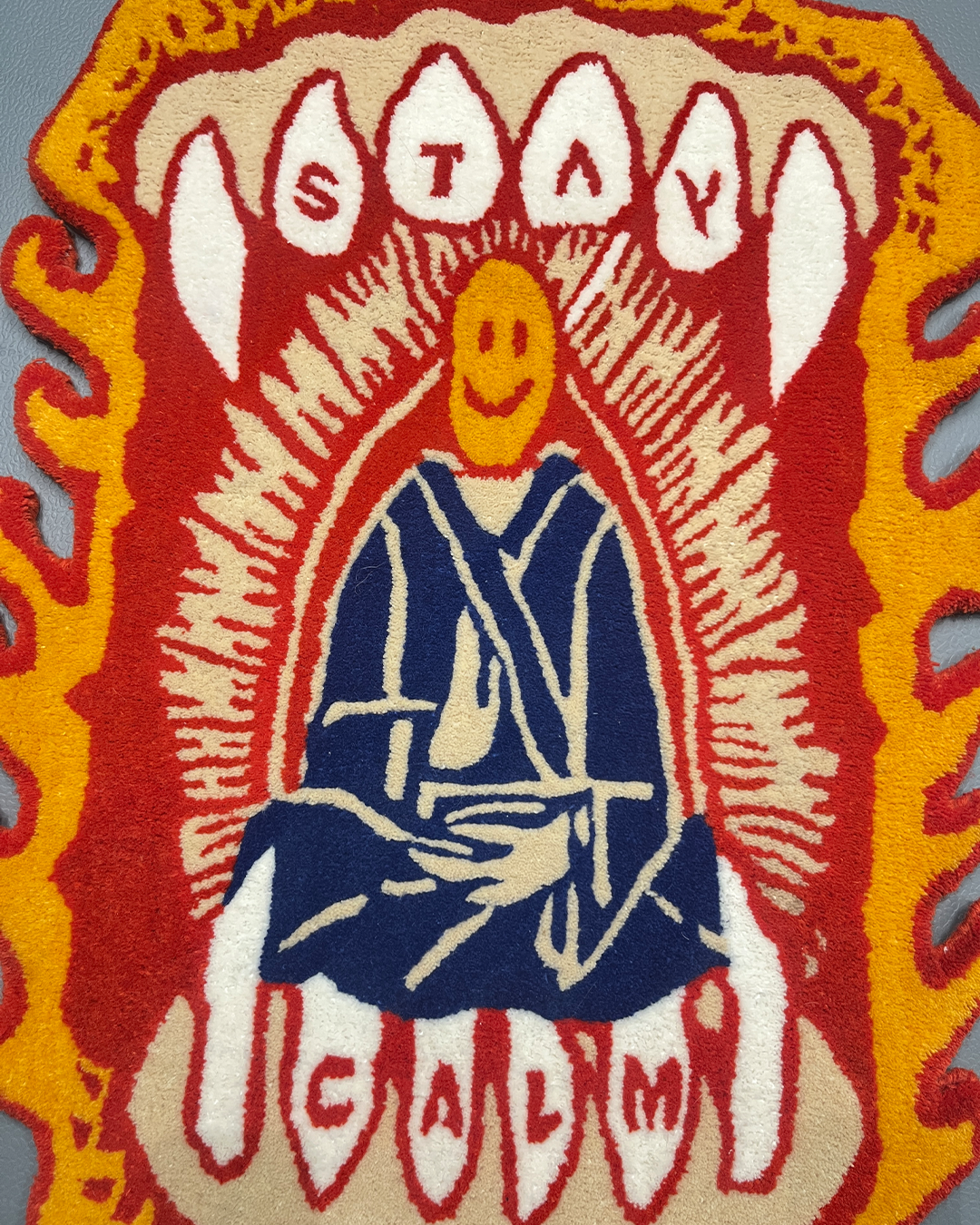 STAY CALM RUG