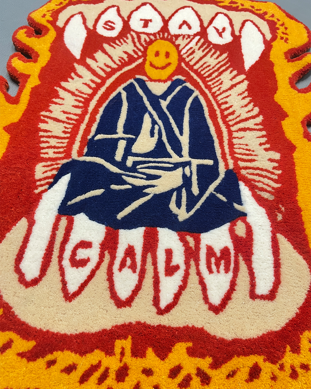 STAY CALM RUG