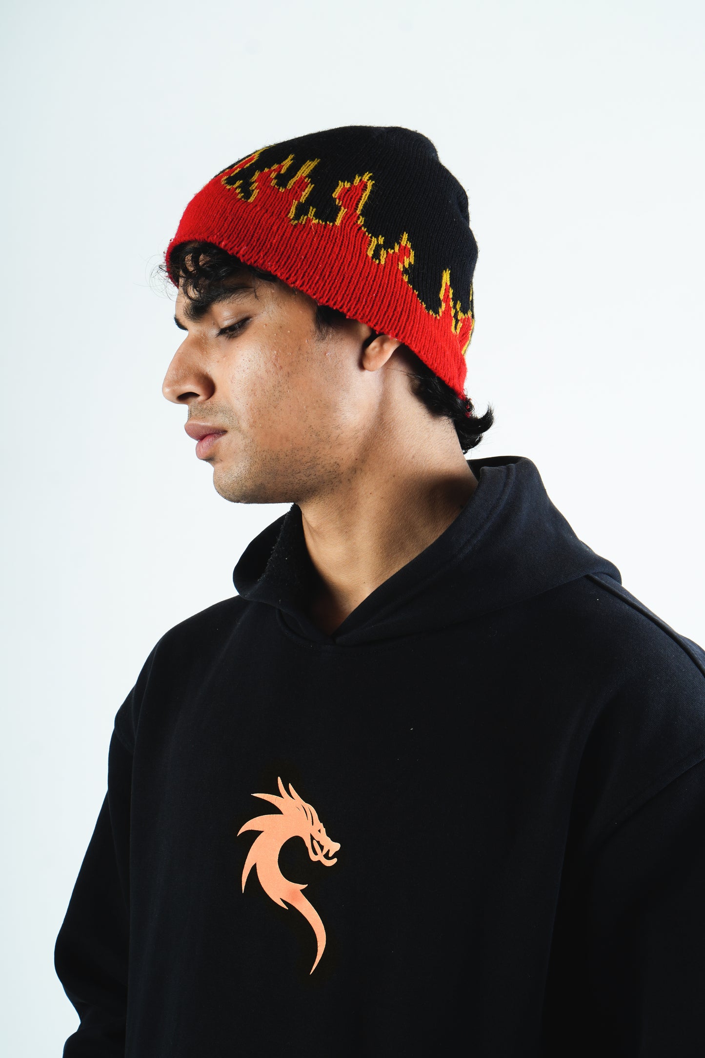 RED FIRE BEANIE