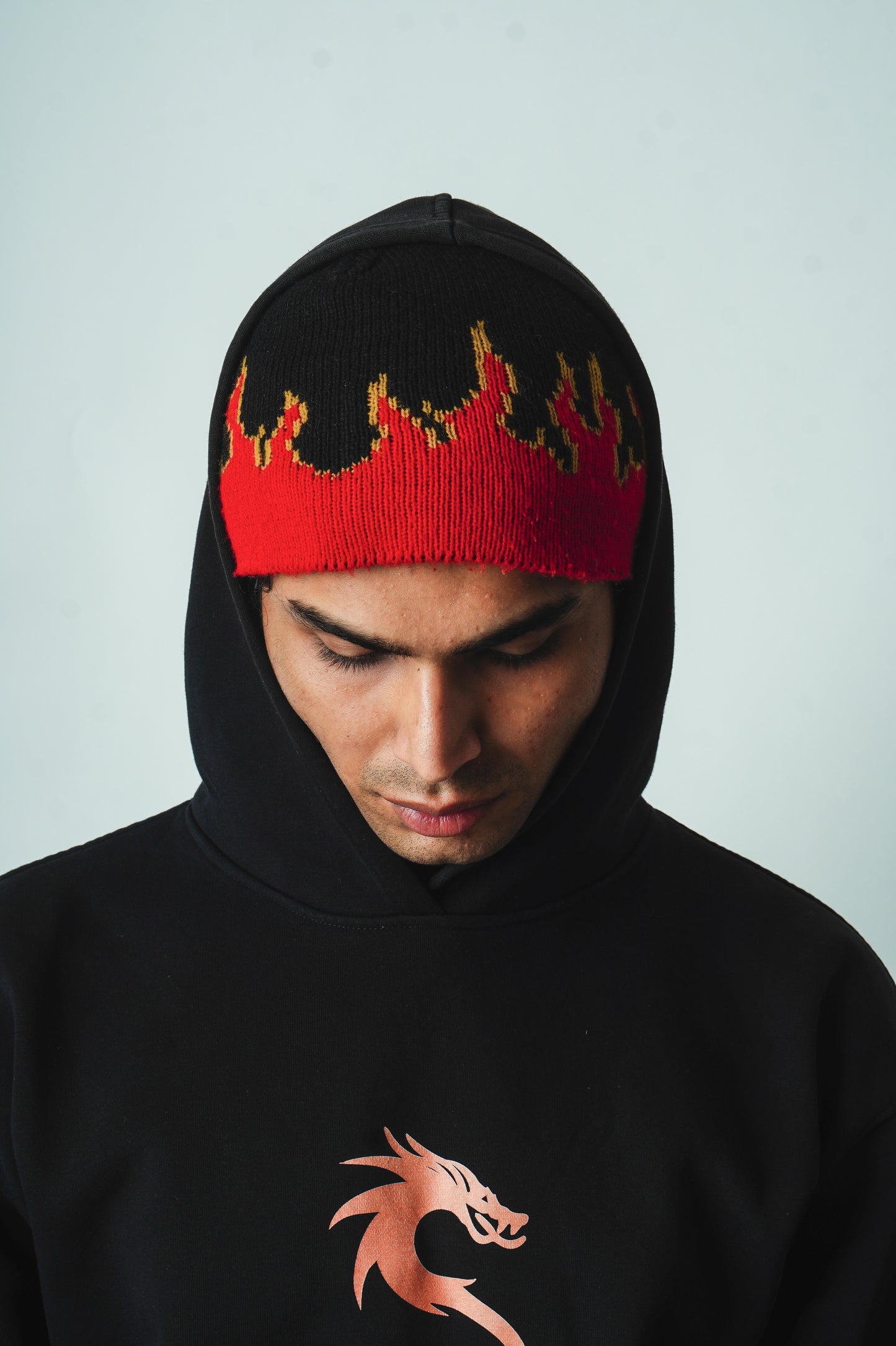 RED FIRE BEANIE