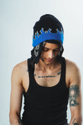 BLUE FIRE BEANIE