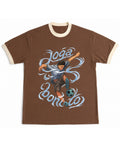 Mousse & Cream Ringer tee Front Design